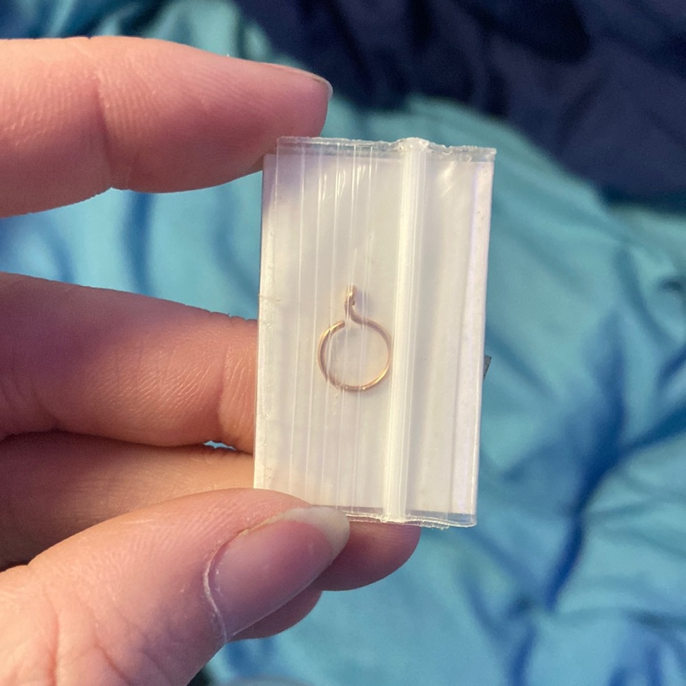 Faux nose ring